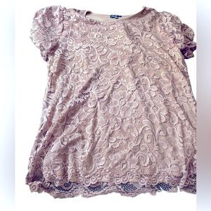 Blush Lace Blouse